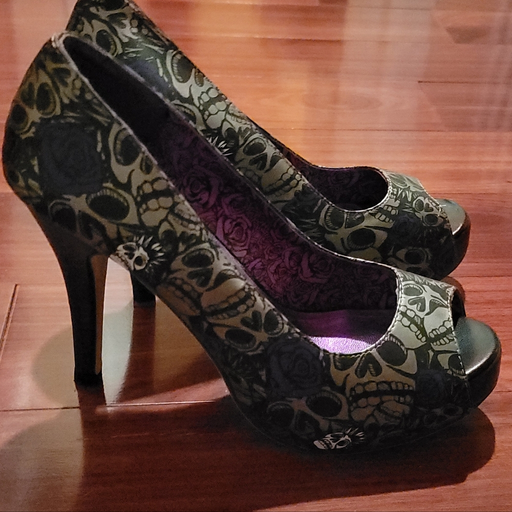 Iron Fist "Muerte" Platform Heels